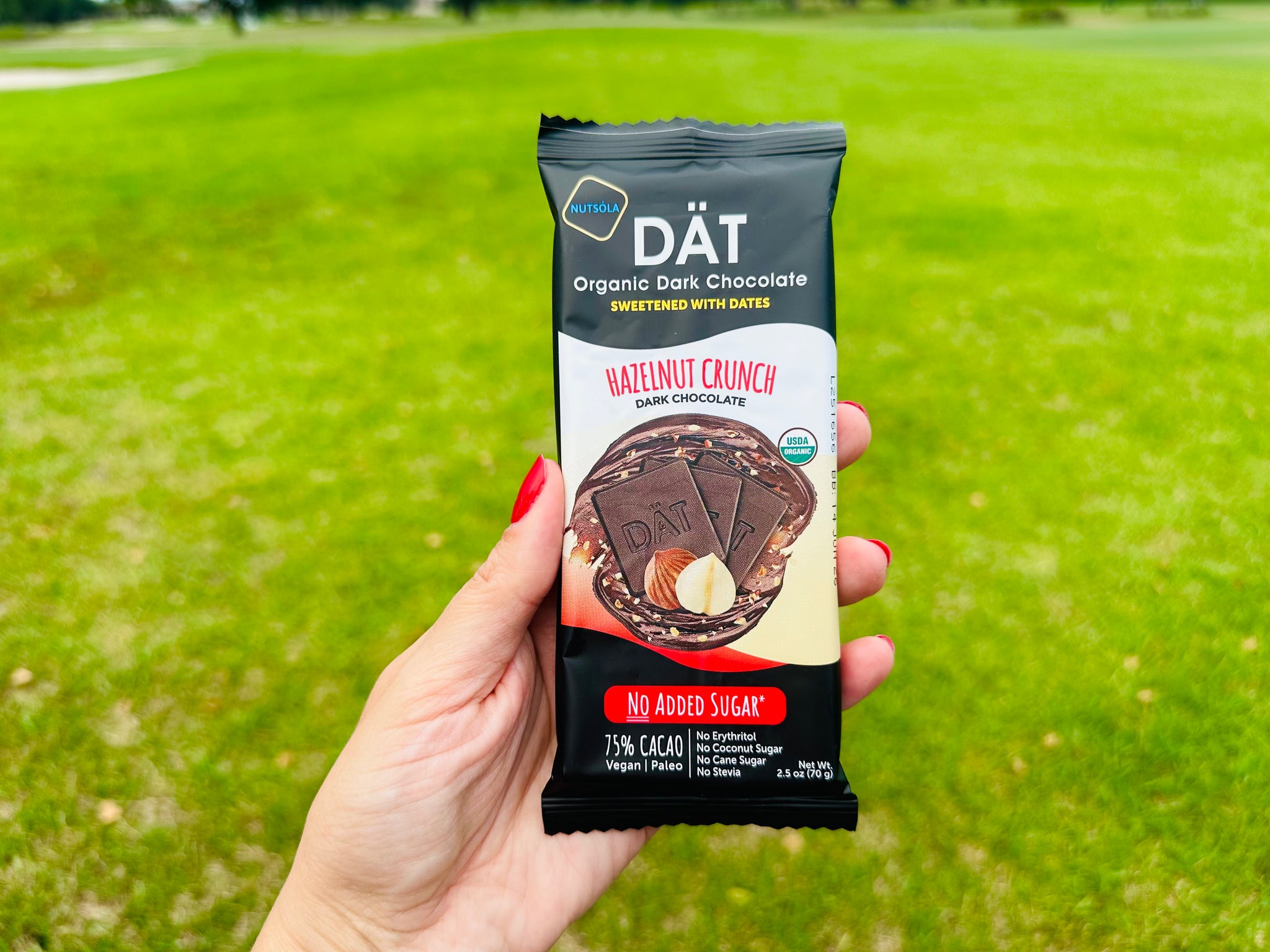 Hazelnut Crunch Dark Chocolate | No Added Sugar | DÄT Chocolate