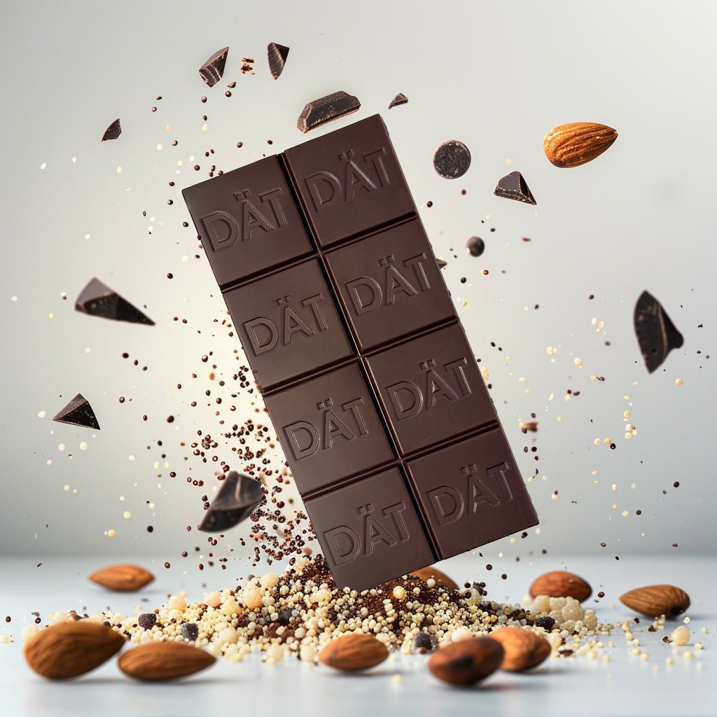 Almond Crunch Dark Chocolate | No Added Sugar | DÄT Chocolate