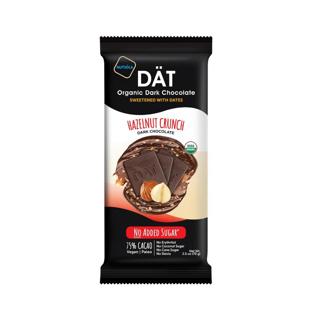 Hazelnut Crunch Dark Chocolate - 1 Box - NUTSÓLA