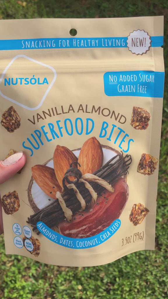 Vanilla Almond - Superfood Snack Bites | NUTSÓLA