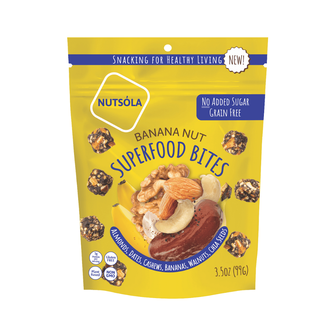 Banana Nut Superfood Bites (4 Pack) NUTSÓLA