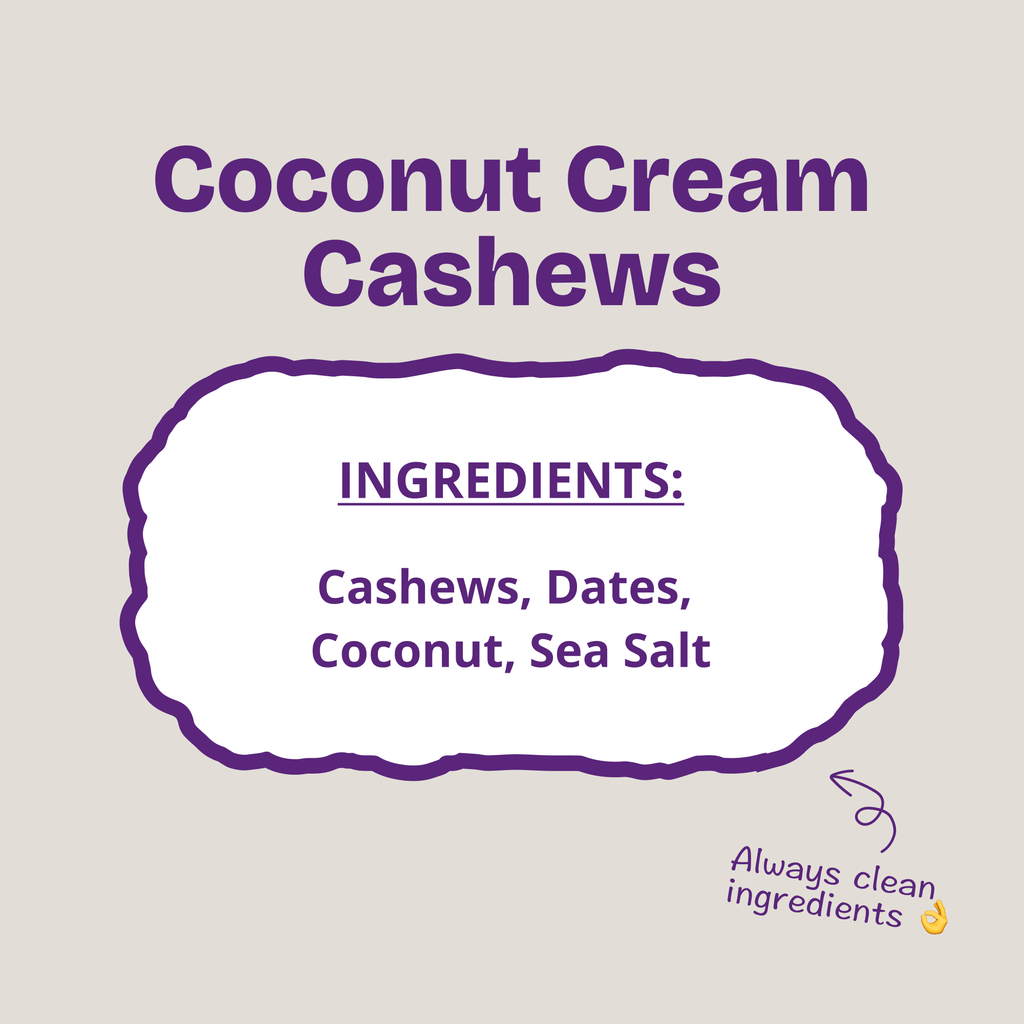 Coconut Cream Cashews - 1.5 oz - NUTSÓLA