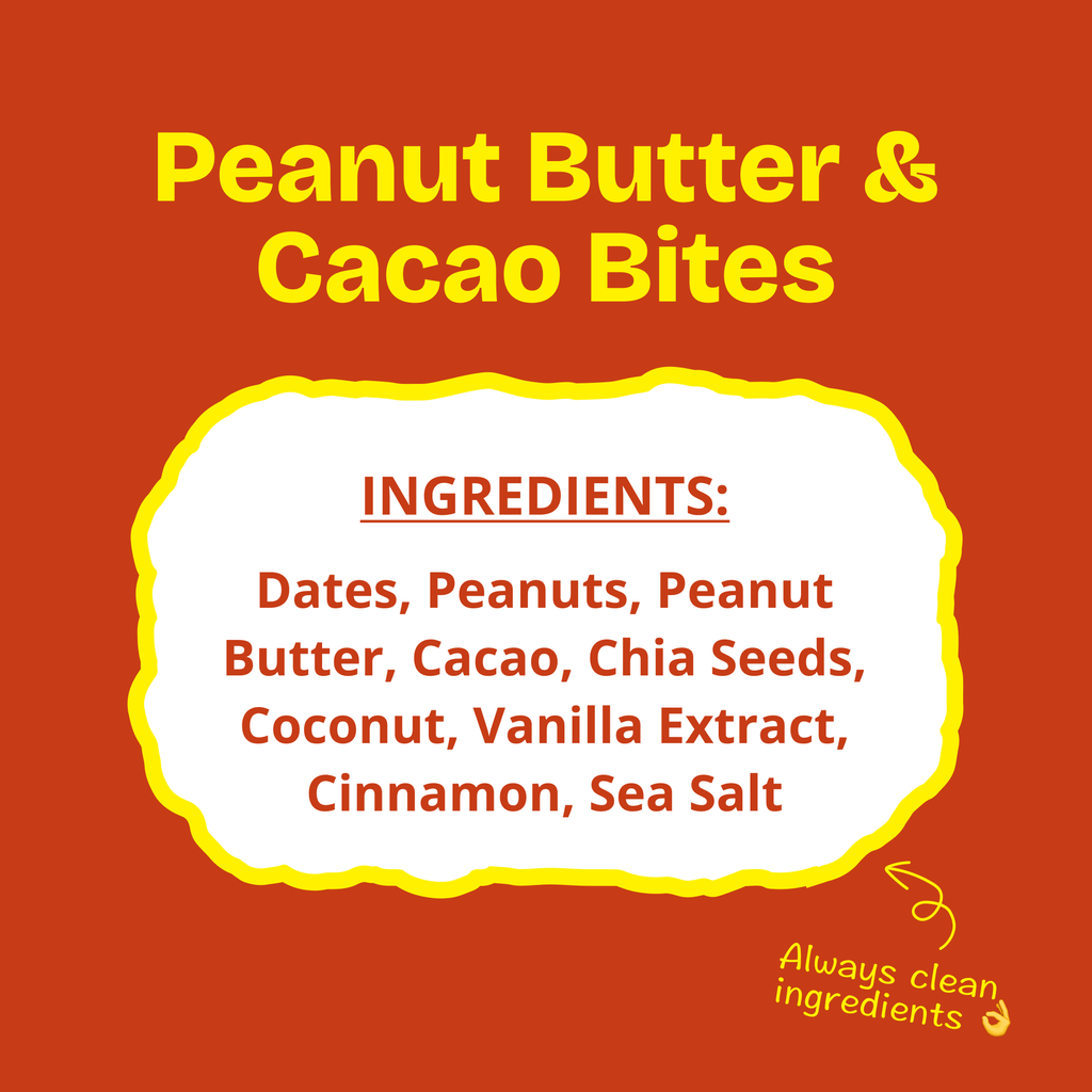 Peanut Butter & Cacao Bites - NUTSÓLA