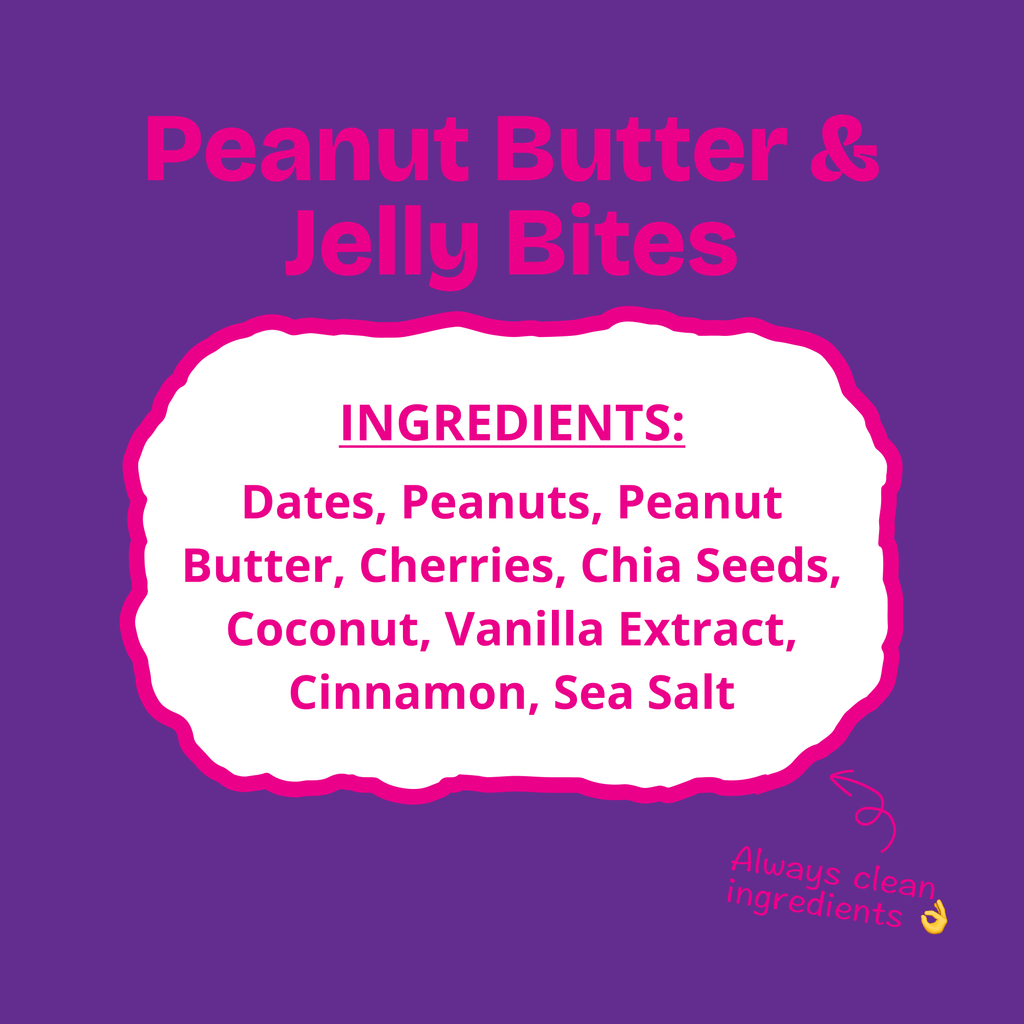Peanut Butter & Jelly Bites - NUTSÓLA