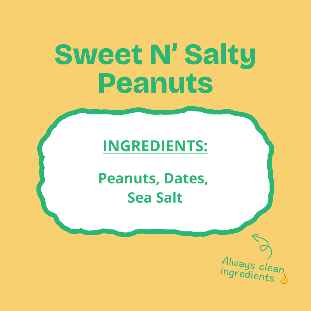 Sweet N' Salty Peanuts - 1.5 oz - NUTSÓLA
