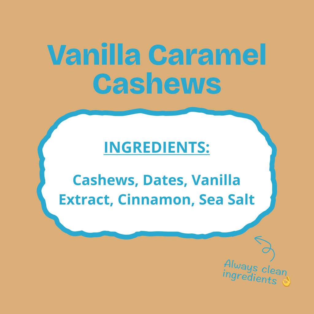 Vanilla Caramel Cashews - 1.5 oz - NUTSÓLA